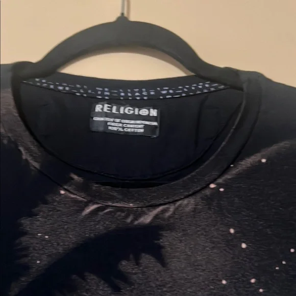 Black Palm Tree Short Sleeve Tee Urban Style - Picture 5 of 10